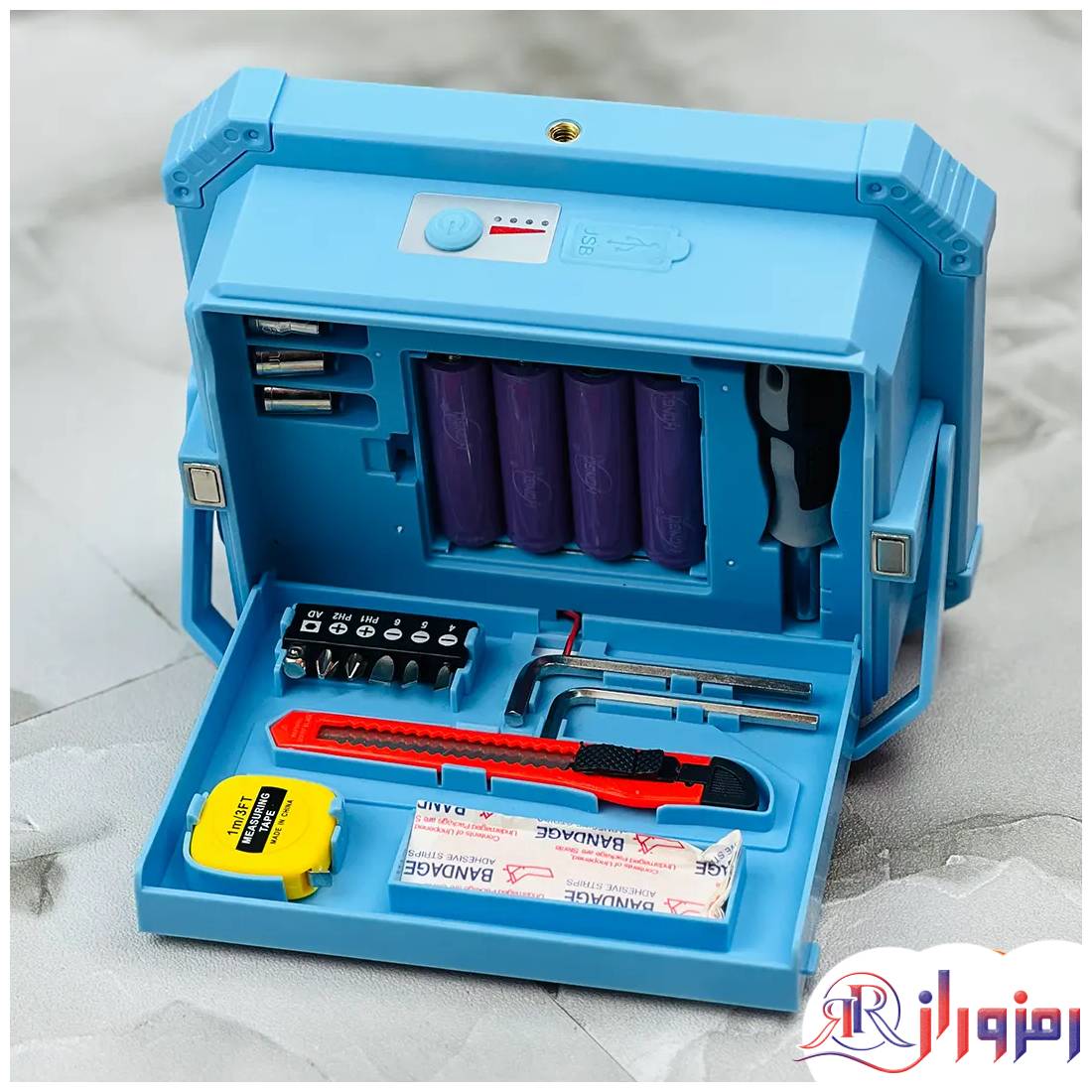 پروژکتور شارژی خورشیدی مدل RY-T97A